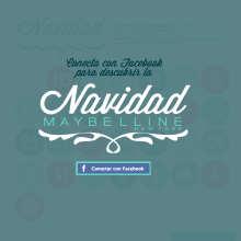Navidad Maybelline Ein Projekt aus dem Bereich Webentwicklung von Ana Pinedo García - 24.12.2013