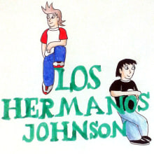 Cómic - Los Hermanos Johnson. Traditional illustration, and Graphic Design project by Andrés Arias - 09.02.2014