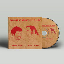 CD Cançons de nosaltres i el món - Miquel Abras / Cesk Freixas. Ilustração tradicional, Design gráfico, e Packaging projeto de Ferran Sirvent Diestre - 02.05.2013