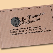 La Magrana Vallesana. Direção de arte, Design gráfico, e Packaging projeto de Silvia López Guerrero - 03.09.2014