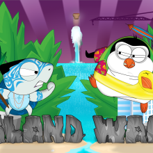 Juego Island Wars para IOS. Traditional illustration, UX / UI, Animation, Game Design, and Graphic Design project by Marta Solis - 09.05.2011