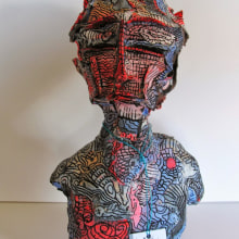 Escultura busto. Un proyecto de Artesanía, Bellas Artes, Escultura y Escenografía de ana tuda - 07.09.2014