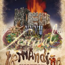 Cartel para el 35 festival irmandiño de Moeche 2014 (A Coruña) . Design editorial, Design gráfico, e Pintura projeto de José Manuel García Ramos - 09.09.2014