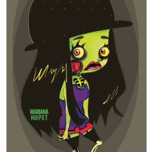 Zombiela. Un proyecto de Ilustración tradicional de Mariana Huipet - 10.09.2014
