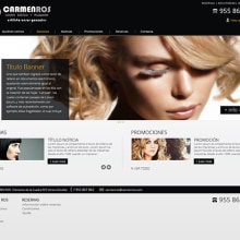 Carmen Ros. Een project van Webdesign y  Webdevelopment van Jose Molina - 10.09.2014