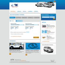 Avic Rent a Car. Web Design, and Web Development project by Jose Molina - 09.10.2014