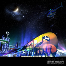 Los Supersónicos - Theme Park -  IMSN30 / 8130. Un proyecto de Diseño, Publicidad, 3D y Eventos de Cristóbal Manzanares - 05.08.2014