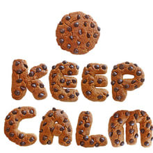 KEEP CALM & EAT A COOKIE. Photograph, Art Direction, and Cooking project by Ericka González - 09.11.2014