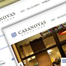 Web Casanovas Barcelona. Desenvolvimento Web projeto de Sergio Blanco Periago - 13.09.2014