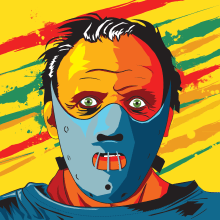 Lecter, Hannibal Lecter.. Un proyecto de Ilustración de Cristian Iborra Pinero - 14.09.2014