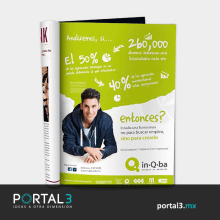 Publicidad para inQba Escuela de Negocios. Design, Publicidade, e Design gráfico projeto de Portal 3 - 14.09.2014