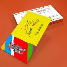 ¡Ándale Ándale! tarjetas y menú. Design projeto de Soma Happy ideas & creativity - 15.08.2014