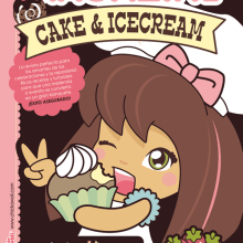 Revista Cake & Icecream.. Design editorial, e Design gráfico projeto de Cristina Gutiérrez Hidalgo - 16.09.2013