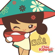 Chinita Chic Kawaii. Design, Character Design, and Product Design project by Cristina Gutiérrez Hidalgo - 09.16.2014