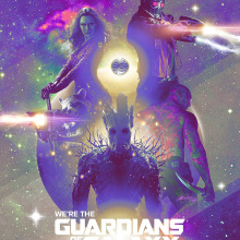 Guardians of the Galaxy. Traditional illustration, Film, Video, TV, and Art Direction project by Laura Racero - 09.16.2014