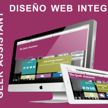 The Geek Assistant. Web Design, e Desenvolvimento Web projeto de Juan Carlos Avilés Cobo - 16.09.2014