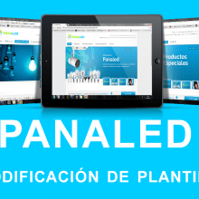 Panaled. Web Design, and Web Development project by Juan Carlos Avilés Cobo - 09.16.2014