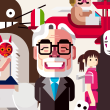 Miyazaki Fan Art . Traditional illustration project by Ricardo Polo López - 09.21.2014