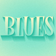 Blues. Un proyecto de Diseño gráfico y Tipografía de Bogidar Mascareñas Vizcaíno - 21.09.2014