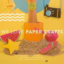 We love Paper Crafts :). Design, Advertising, Photograph, 3D, Art Direction, Arts, Crafts, Fine Arts, Graphic Design, and Product Design project by Lucia Perales - 09.23.2014