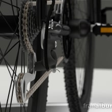 MTB Bike // Bicicleta de montaña. Advertising, Motion Graphics, 3D, and Product Design project by Fran Alburquerque - 03.24.2013