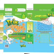 Diseño Packaging, Cereales TRIX Ein Projekt aus dem Bereich Verpackung und Produktdesign von Cuca Salinas - 24.09.2014