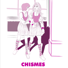 Palabra Ilustrada: Chismes. Traditional illustration project by Cuca Salinas - 09.24.2014