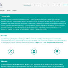 Diseño web BC arquitectos. Un progetto di Web design di Cuca Salinas - 24.09.2014
