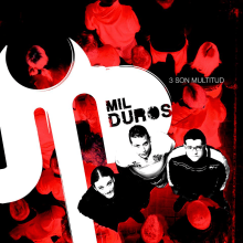 Portada del nuevo disco de MIL DUROS "Tres son multitud". . Un proyecto de Diseño gráfico de CREATIAS Estudio - 25.09.2014