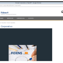 Dossier Corporativo Fidens SLU. Projekt z dziedziny Design, Grafika ed, torska i Multimedia użytkownika cristina arroyo villoria - 14.04.2014
