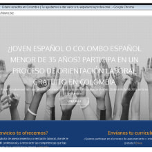Creación Página Web Proyecto en Colombia. Un proyecto de Diseño Web de cristina arroyo villoria - 19.02.2014