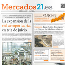 PERIÓDICO ECONÓMICO MERCADOS 21. Un proyecto de Diseño editorial de María Dolores Lara Juste - 28.09.2012