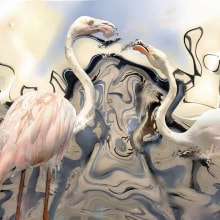 La egoísta necesidad de amar (2014). Ilustração tradicional, Artes plásticas, Design gráfico, e Pintura projeto de Chicote CFC - "Simbiosismo / Symbiotic Art - 29.09.2014