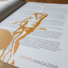 Gehitu Magazine especial Premio Sebastiane 2013. Editorial Design project by carme martínez rovira - 08.31.2013