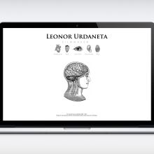 WEB LEONOR-URDANETA. Graphic Design, and Web Design project by Odi Bazó - 09.30.2014