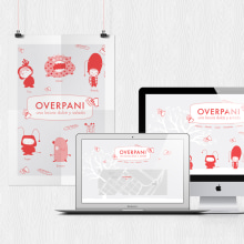 Overpanitos. Un proyecto de Diseño, Ilustración tradicional, Publicidad e Instalaciones de Ana Cobos Escalante - 26.10.2012