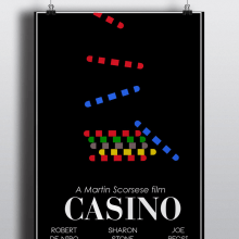 Poster para la película Casino.. Film project by Lucía Sánchez Bazaga - 03.31.2014