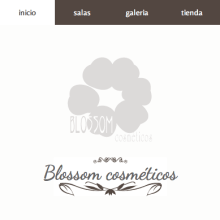 web y tienda on-line para Blossom cosméticos. Un proyecto de Br, ing e Identidad, Diseño Web y Desarrollo Web de david gurdiel - 03.10.2014