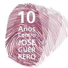 Cartel - folleto  Aniversario 10 años Centro José Guerrero. Design, and Traditional illustration project by Ohpaco - 01.12.2012