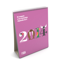 Calendario FAADA. Design gráfico projeto de BOLD - 06.10.2014