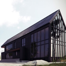 3D Casa Les Marais. Design, 3D, and Architecture project by DaveS - 10.06.2014