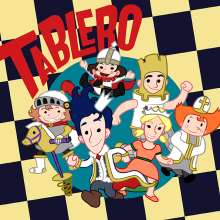 Tablero. Design, Traditional illustration, Character Design, and Fine Arts project by Miquel Mansachs - 10.07.2014