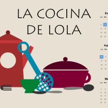 La Cocina de Lola. Traditional illustration, and Graphic Design project by manugomez - 10.08.2014