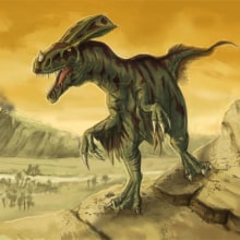 Dinosaurio. Un proyecto de Ilustración tradicional de JJAG - 11.10.2014