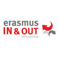 Logotipo Erasmus in&out. Design projeto de José María Sepúlveda - 30.09.2013