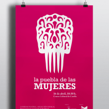 LA PUEBLA DE LAS MUJERES. Design gráfico projeto de Carlos Remón - 12.10.2014