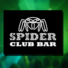 Logotipo de Spider Club Bar. Un proyecto de Diseño gráfico de Yoni Moreno - 14.10.2014