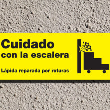 Letrero de advertencia. Un proyecto de Diseño gráfico de Yoni Moreno - 14.10.2014