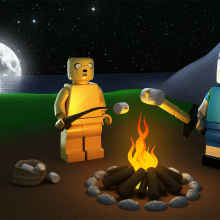 Lego Hora de Aventuras. Design, 3D, and Character Design project by Alejandro Muñoz López - 10.14.2014