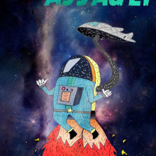 astronauta. Un proyecto de Ilustración tradicional y Diseño de personajes de Omar Padilla - 14.10.2014